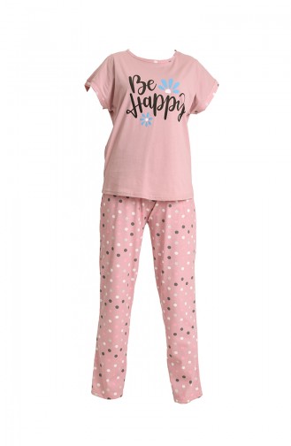 Lachsrosa Pyjama 2833.Somon