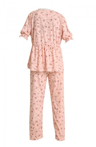 Lachsrosa Pyjama 3018.Somon