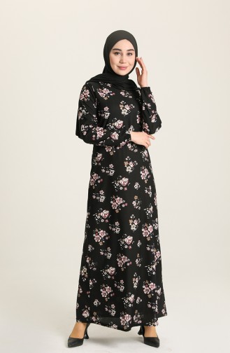 Black Hijab Dress 1775-01