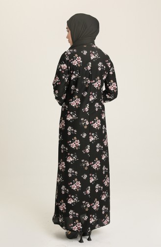 Black Hijab Dress 1775-01