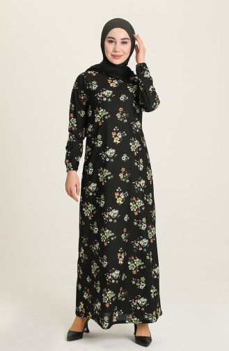 Robe Hijab Noir 1775-02