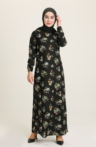 Black Hijab Dress 1775-02