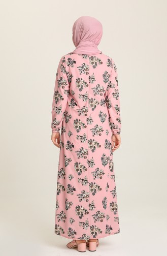 Powder Hijab Dress 1775-03