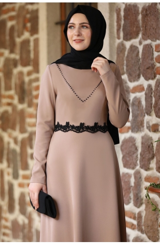 Mink Hijab Dress 1000-05