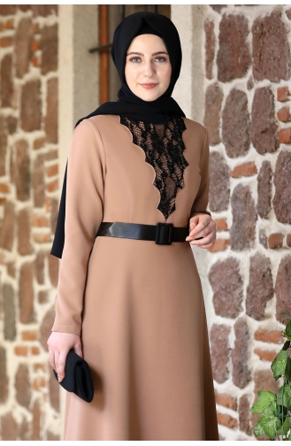 Nerz Hijab Kleider 1010-06