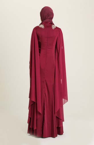 Zwetschge Hijab-Abendkleider 8244-04