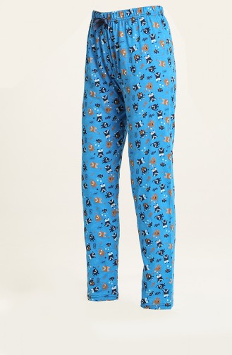 Saks-Blau Pyjama 2642.Saks