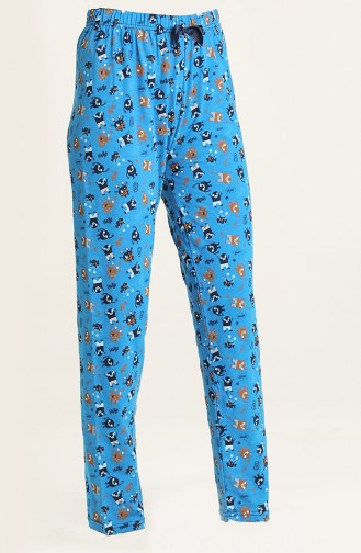 Saks-Blau Pyjama 2642.Saks