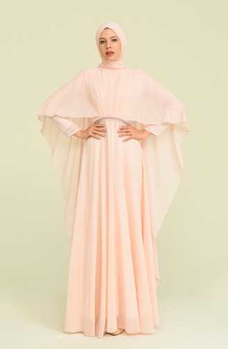 Puder Hijab-Abendkleider 9202-05