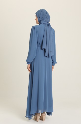 Habillé Hijab Indigo 5695-03