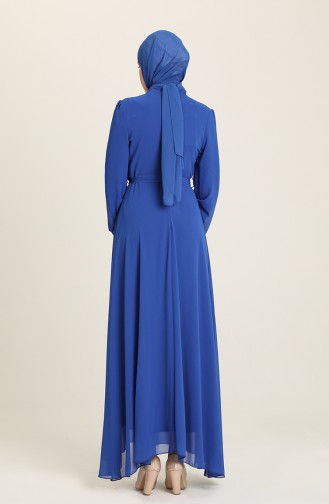 Habillé Hijab Blue roi 5695-06