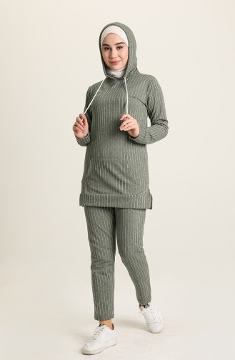Grün Jogginganzüge 2484.Yeşil