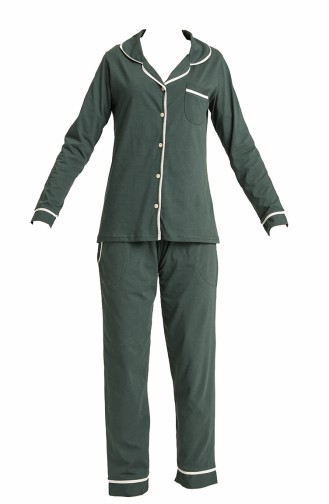 Grün Pyjama 2715-01