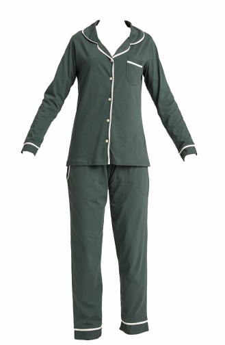 Grün Pyjama 1820.Yeşil
