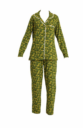 Grün Pyjama 2477.Yeşil