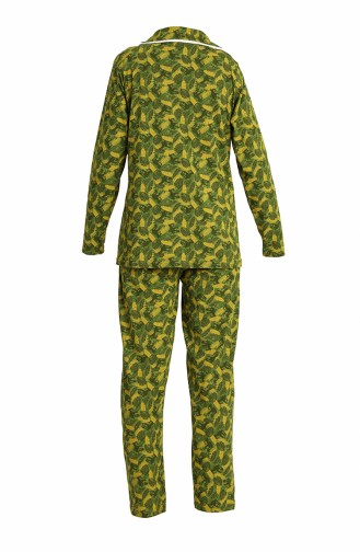 Grün Pyjama 2477.Yeşil