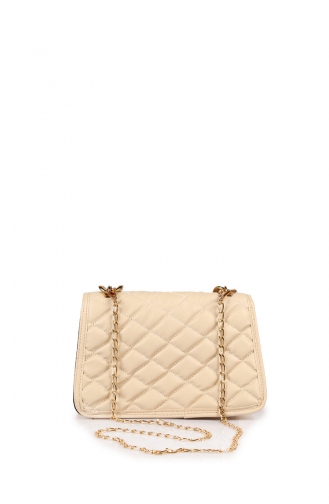 Beige Schultertasche 81Z-03