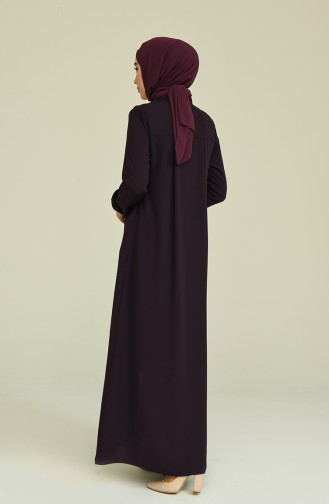 Plum Abaya 3011-01