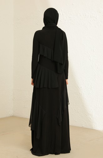 Black Hijab Dress 1026-01
