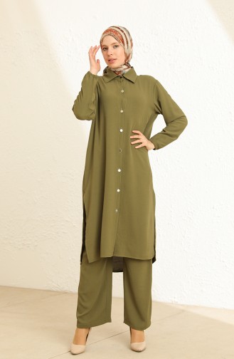 Dark Khaki Suit 1004-08