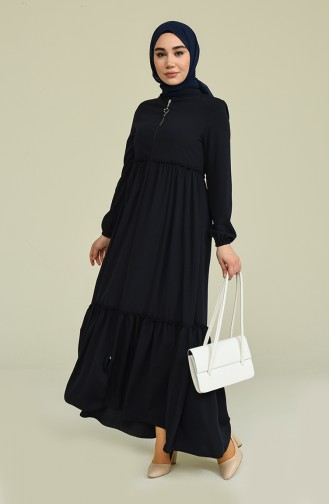 Abayas Bleu Marine 3000-02