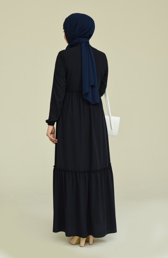 Abayas Bleu Marine 3000-02