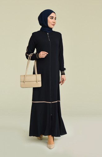 Abayas Bleu Marine 3002-04