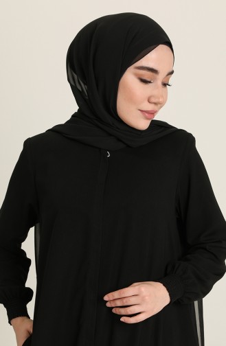 Black Abaya 3001-02