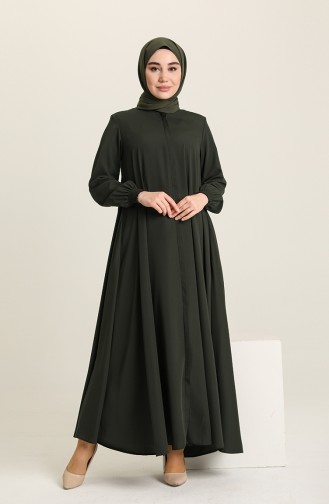 Khaki Abaya 3001-04