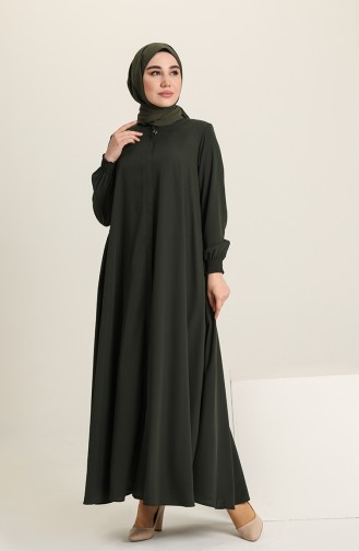 Khaki Abaya 3001-04