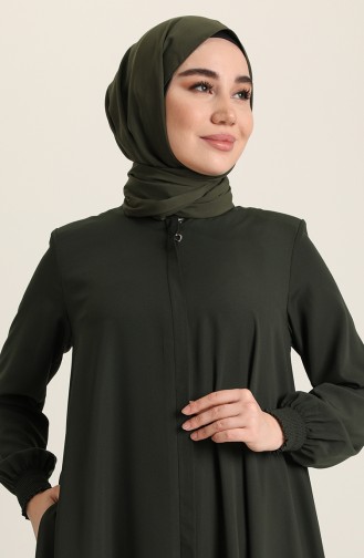 Khaki Abaya 3001-04