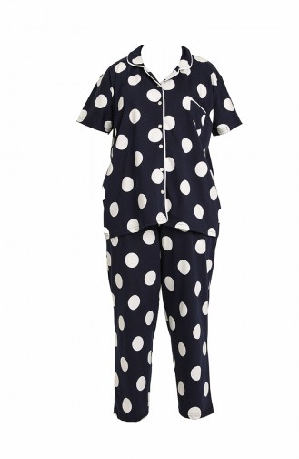 Navy Blue Pyjama 2627.Lacivert