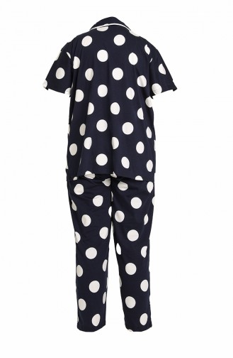 Navy Blue Pyjama 2627.Lacivert