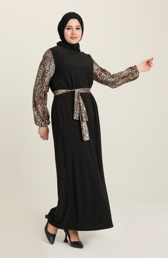 Robe Hijab Noir 80131C-01