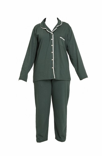 Green Pajamas 2633.Yeşil