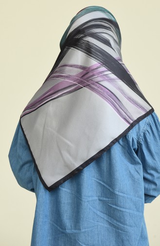 Light Black Hoofddoek 15302-03