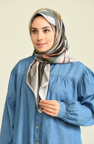 Khaki Scarf 15302-05