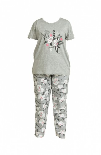 Grau Pyjama 2853.Gri