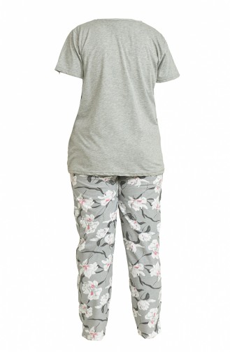 Grau Pyjama 2853.Gri
