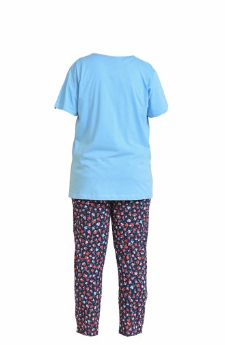 Blau Pyjama 2838.Mavi
