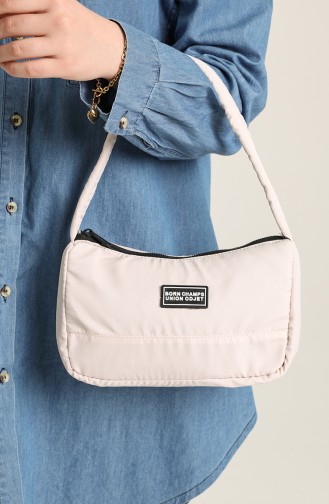Beige Shoulder Bags 1669-02