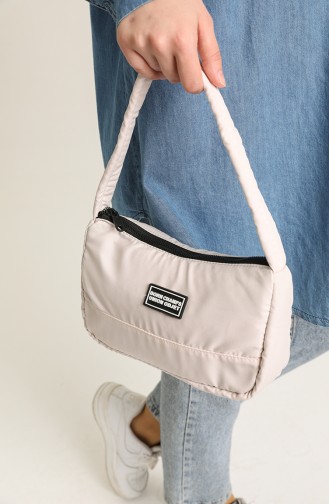 Beige Shoulder Bags 1669-02