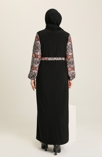 Robe Hijab Noir 80131-01