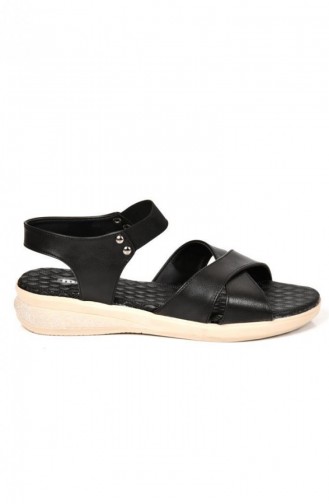  Summer Sandals 02129.SİYAH