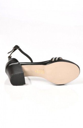  Sommer Sandalen 02183.SİYAH