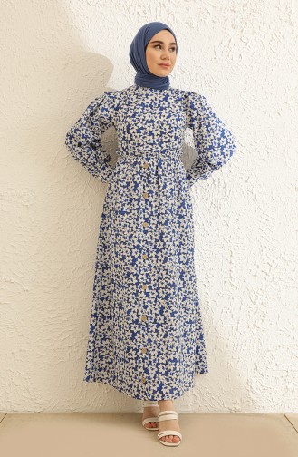 فستان أزرق 13416