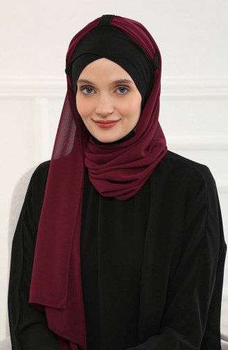 Schwarz Praktischer Turban 58832