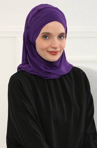 Purple Ready to Wear Turban 58969