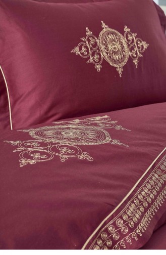  Linens Set 220X240-R046.Bordo