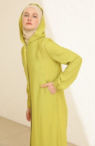 Abayas Vert pistache 6913-03